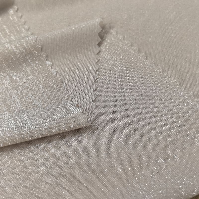 Tissu extensible brillant en nylon et spandex
