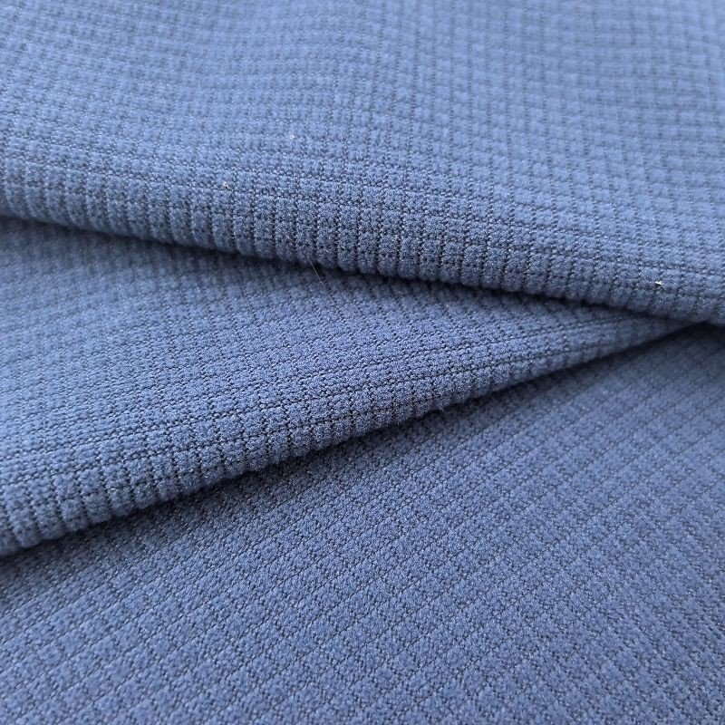 Polyester Check Terry Fabric high quality